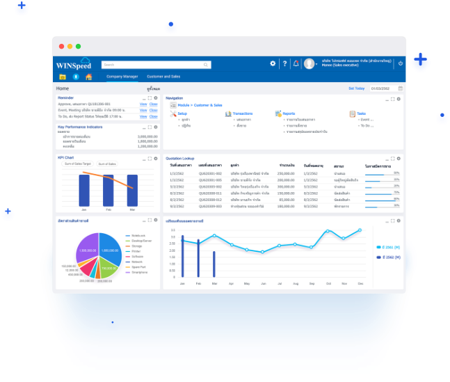 WINSpeed Cloud บริหารงานบัญชี
